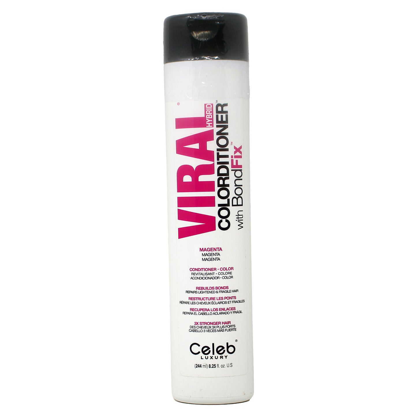 Celeb Luxury Viral Hybrid Colorditioner With BondFix Magenta 8.25 Ounces