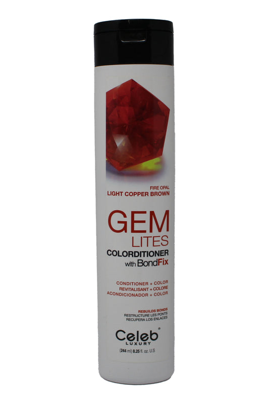 Celeb Luxury Gem Lites Colorditioner With BondFix Fire Opal 8.25 Ounces