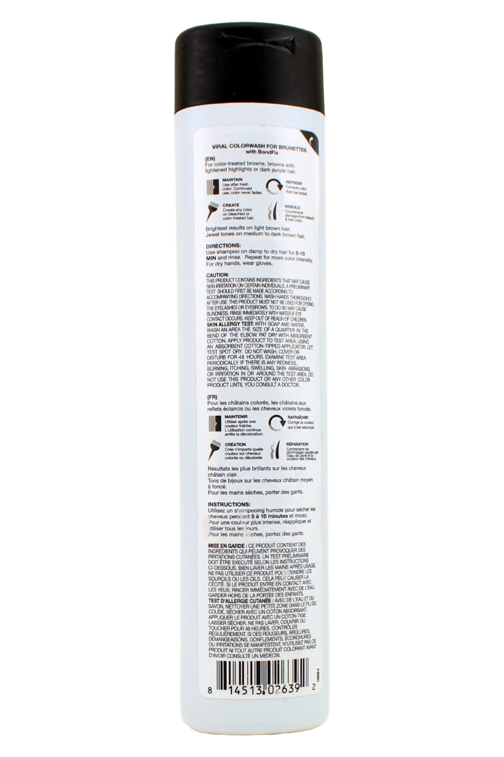 Celeb Luxury Colorwash Color Depositing Shampoo For Brunettes Purple 8.25 Fl Ounce