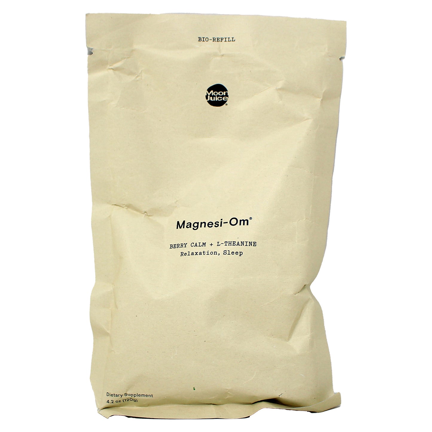 Moon Juice Magnesi-Om Powder Supplement, Berry Flavor, 4.0oz Refill Pack
