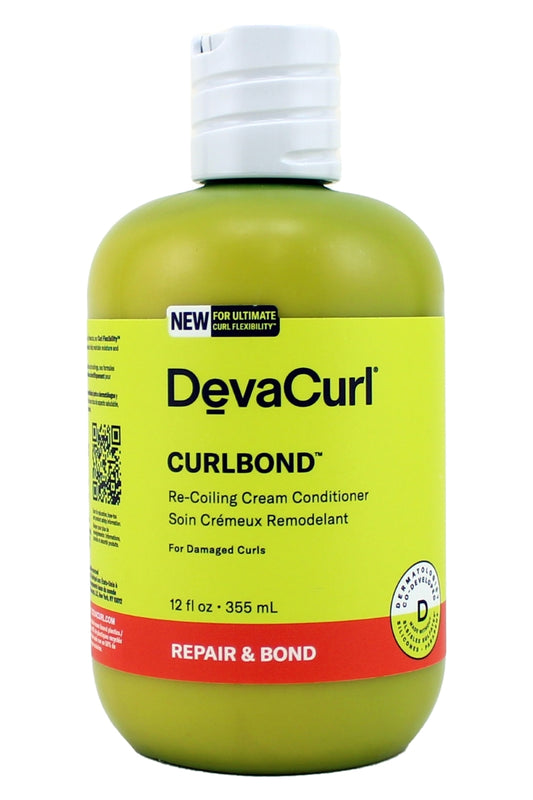 Devacurl Curlbond Re-Coiling Cream Conditioner, Cozy Getaway, 12 Fl Ounces