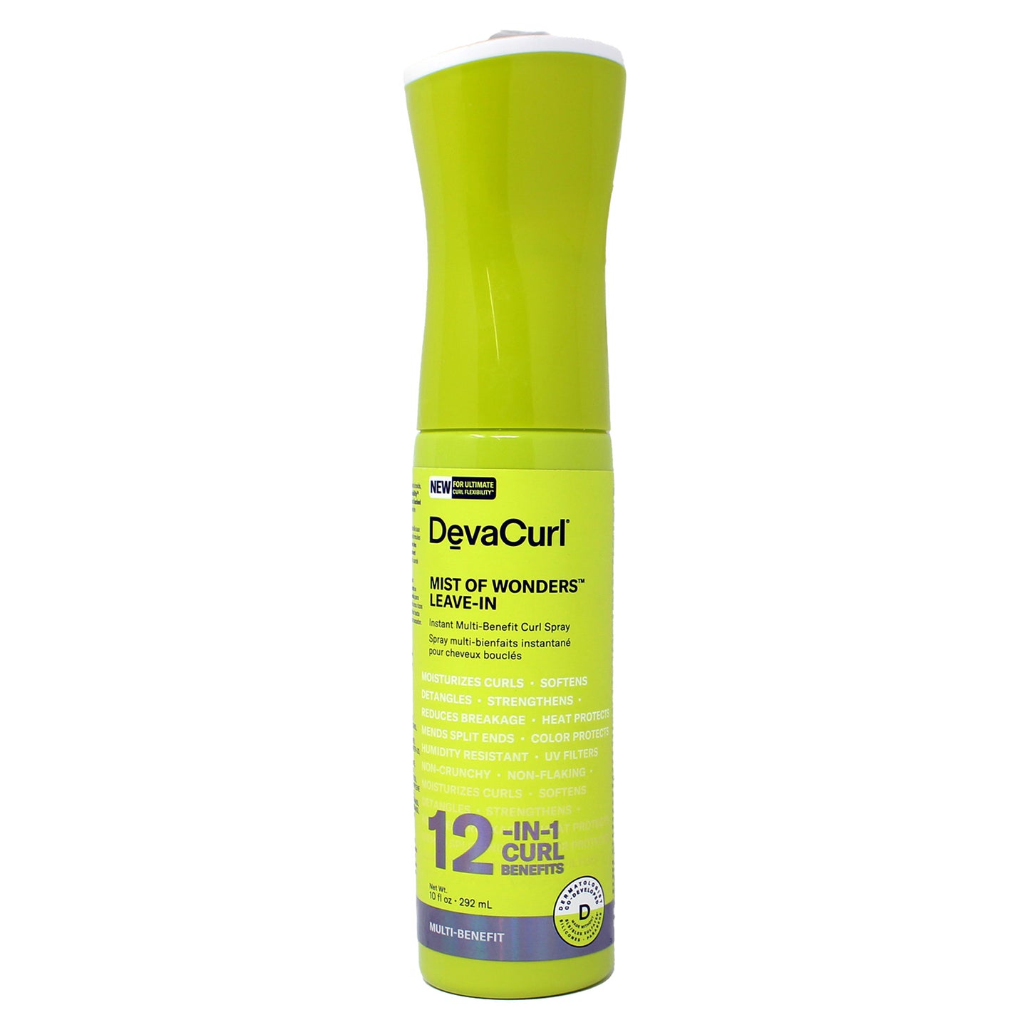 DevaCurl Mist of Wonders Leave In Instant Multi Benefit Curl Spray 10 Fl Ounce