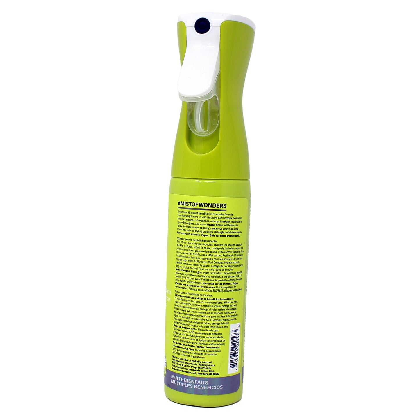 DevaCurl Mist of Wonders Leave In Instant Multi Benefit Curl Spray 10 Fl Ounce