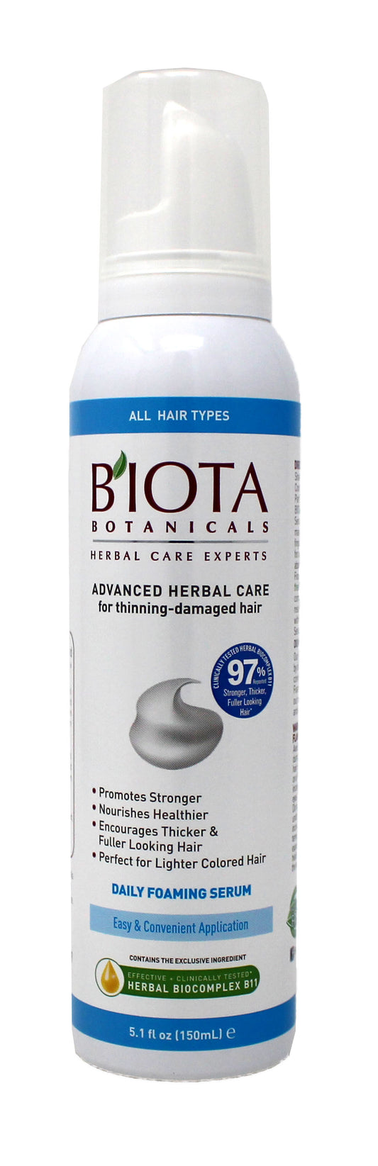 Biota Botanicals Advanced Herbal Care Daily Foaming Serum 5.1 Ounce