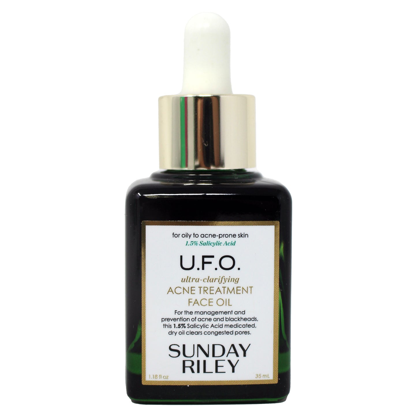 Sunday Riley U.F.O. Acne Treatment Face Oil, 1.18 Fl Oz