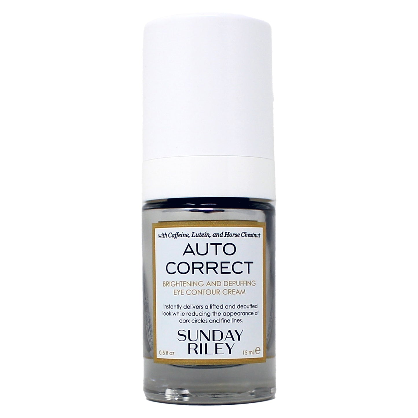 Sunday Riley Auto Correct Brightening and Depuffing Eye Contour Cream 0.5 oz