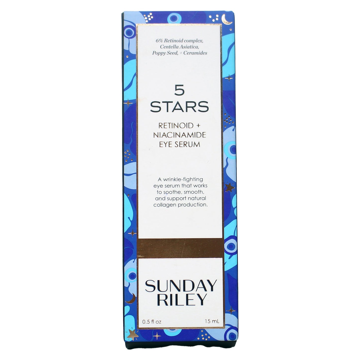 Sunday Riley 5 Stars Retinol + Niacinamide Eye Serum 0.5 ounces