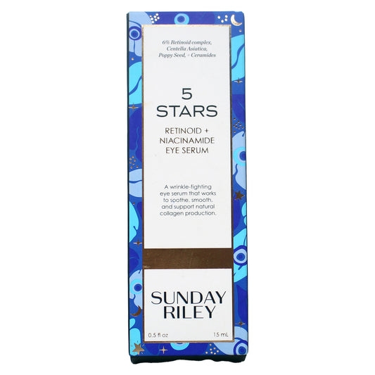 Sunday Riley 5 Stars Retinol + Niacinamide Eye Serum 0.5 ounces