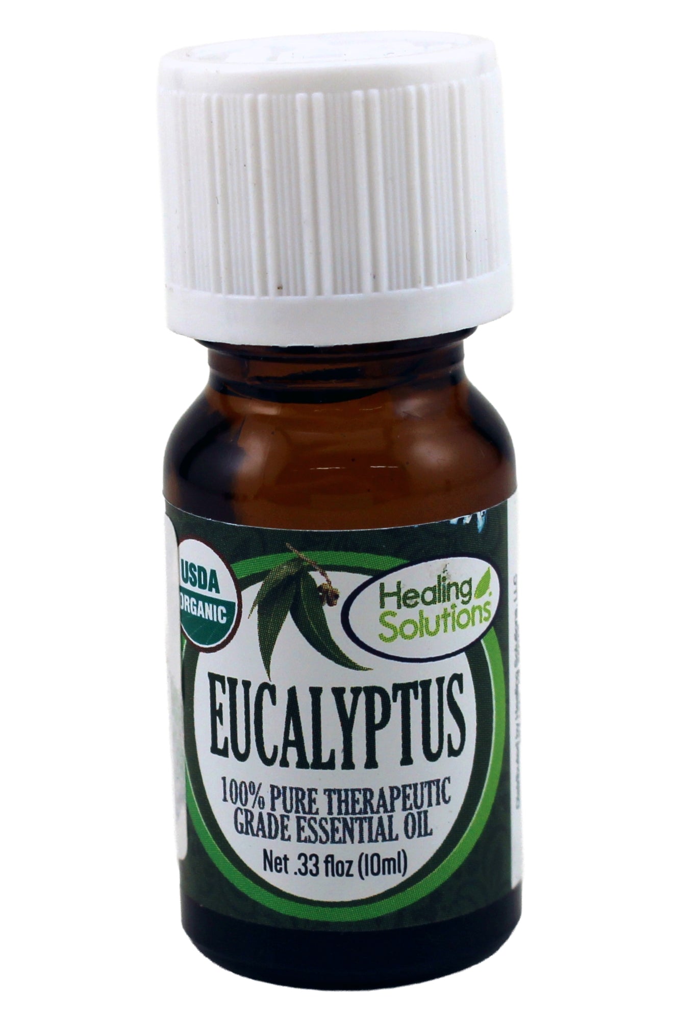 Healing Solutions Eucalyptus Essential Oil 0.33 oz