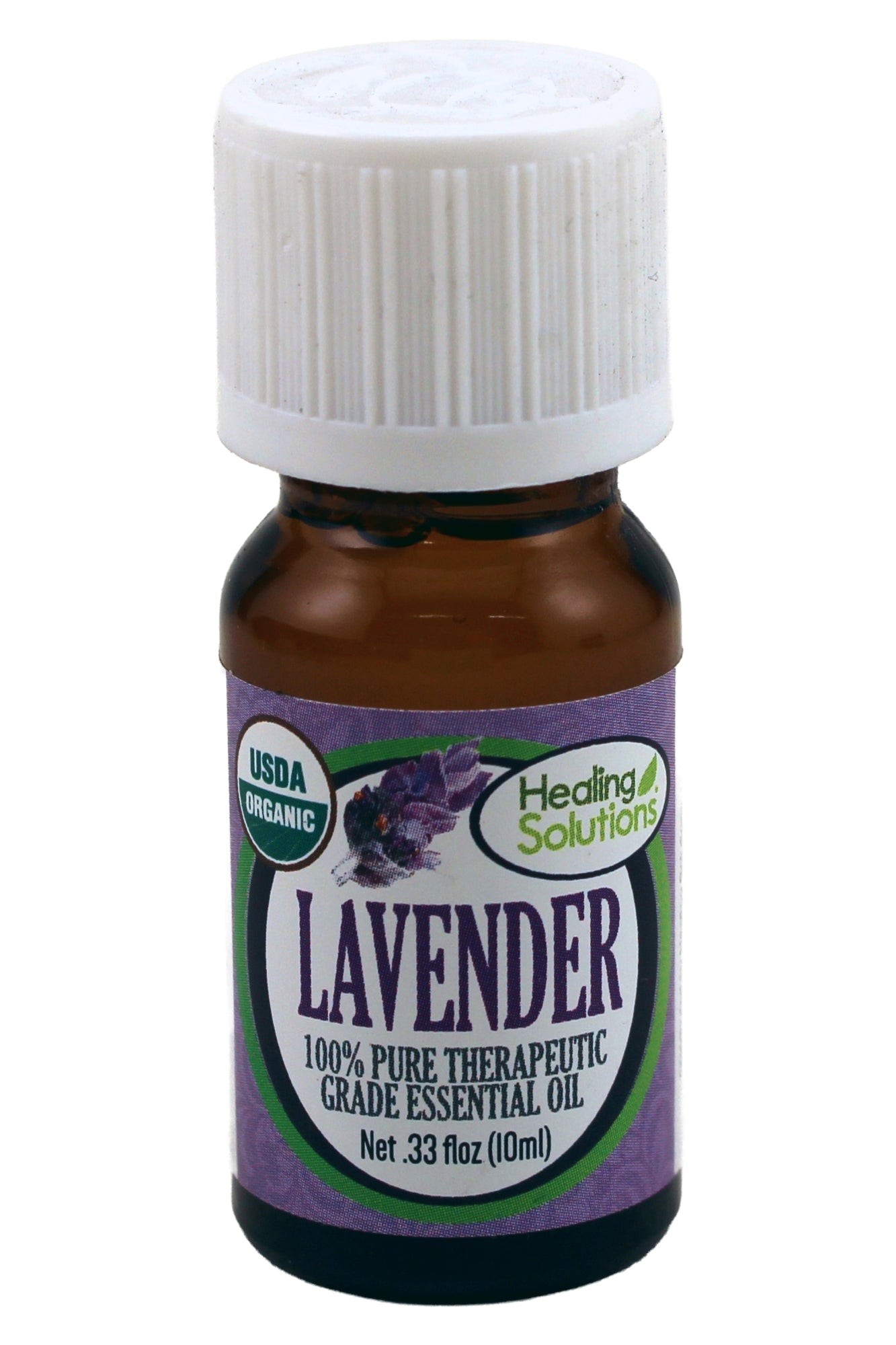 Healing Solutions Oils Lavender Essential Oil .33 oz