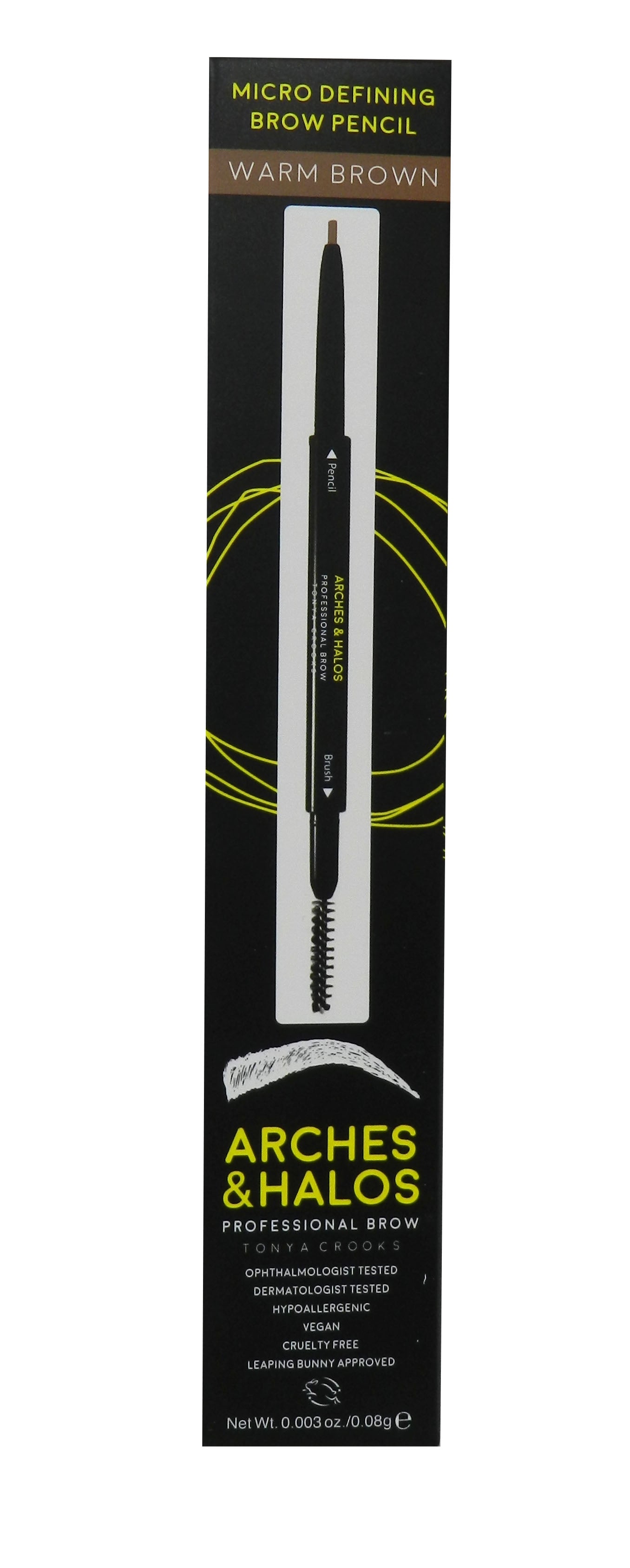 Arches & Halos Micro Defining Brow Pencil Warm Brown 0.003 Ounces