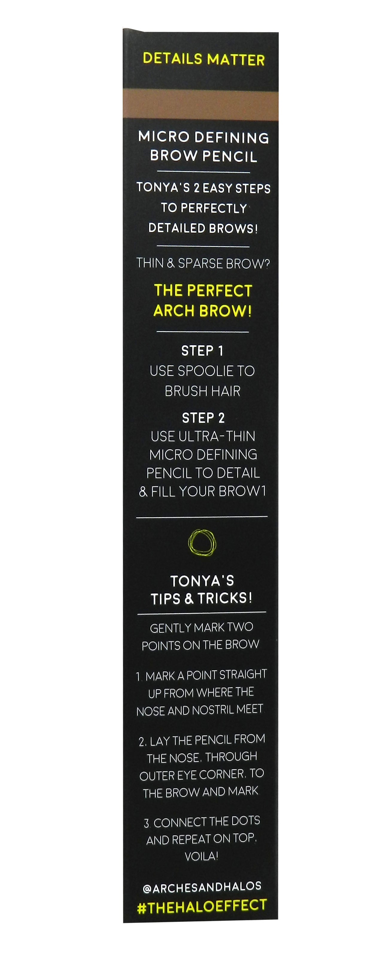 Arches & Halos Micro Defining Brow Pencil Warm Brown 0.003 Ounces