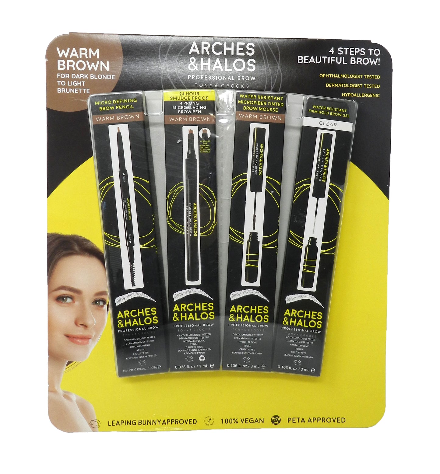 Arches & Halos Professional Brow Set Warm Brown