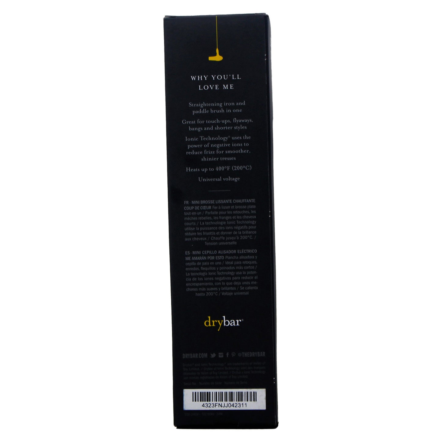 Drybar The Baby Mini Heated Straightening Brush