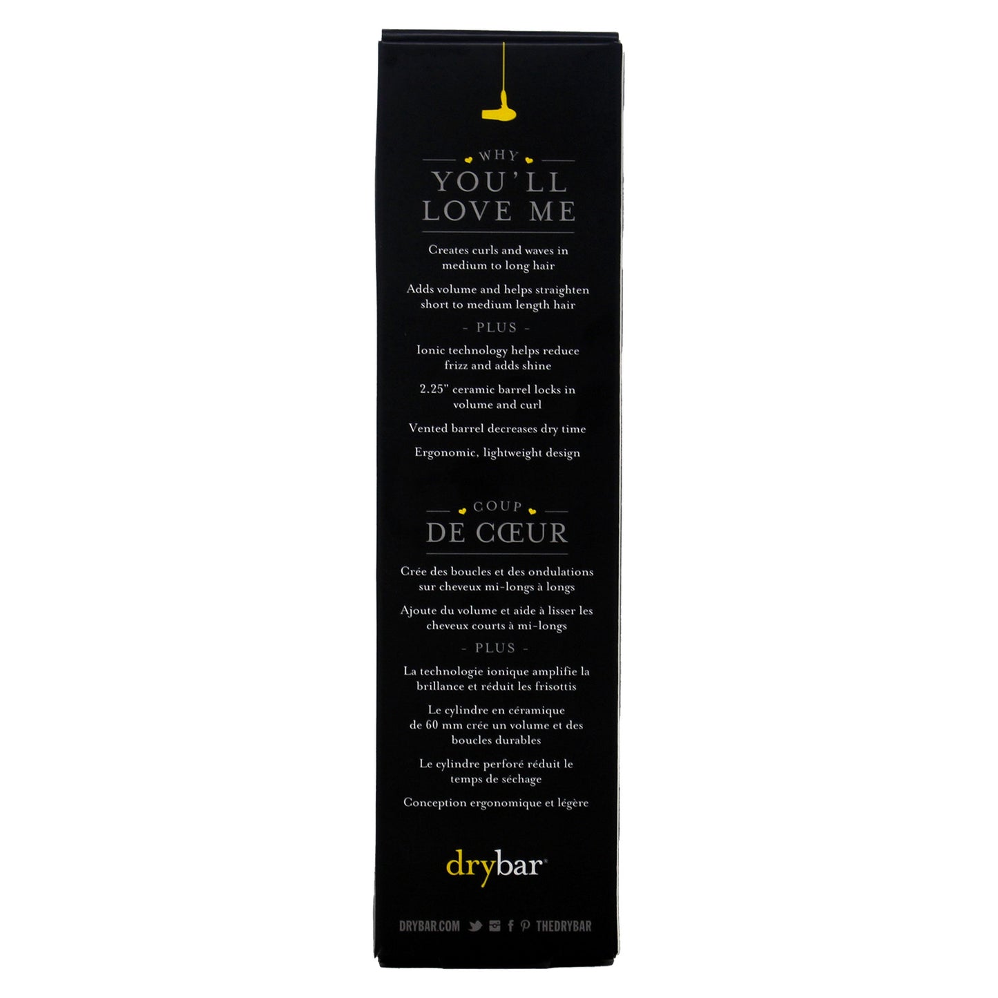 Drybar Full Pint Medium 2.25" Round Ceramic Brush