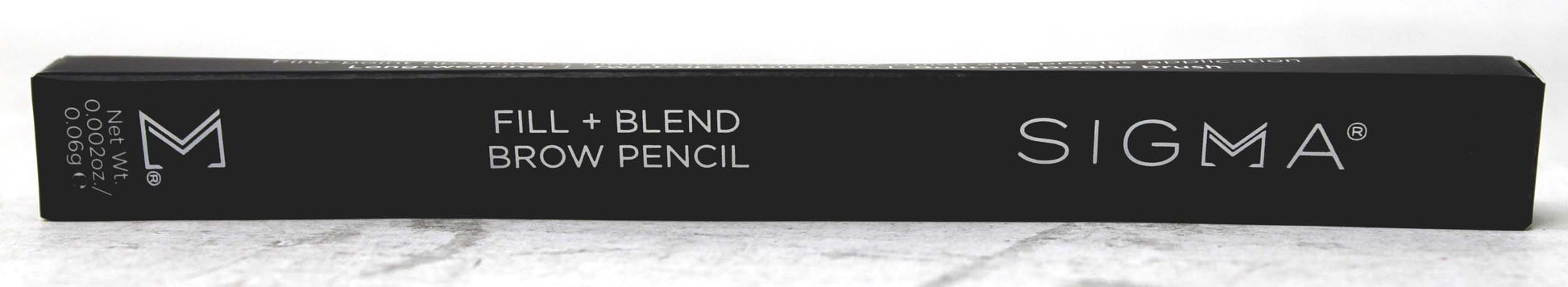 Sigma Fill + Blend Brow Pencil Medium 0.002 Ounces