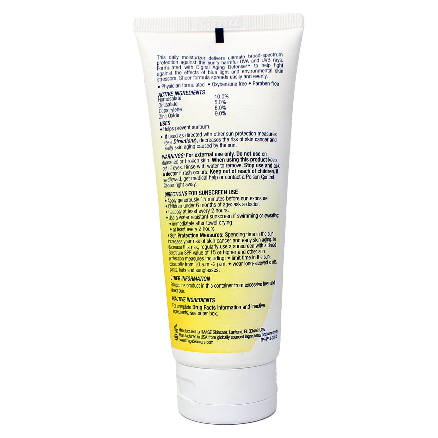 Image Skincare Daily Ultimate Protection SPF 50 Moisturizer - 3.2 Oz