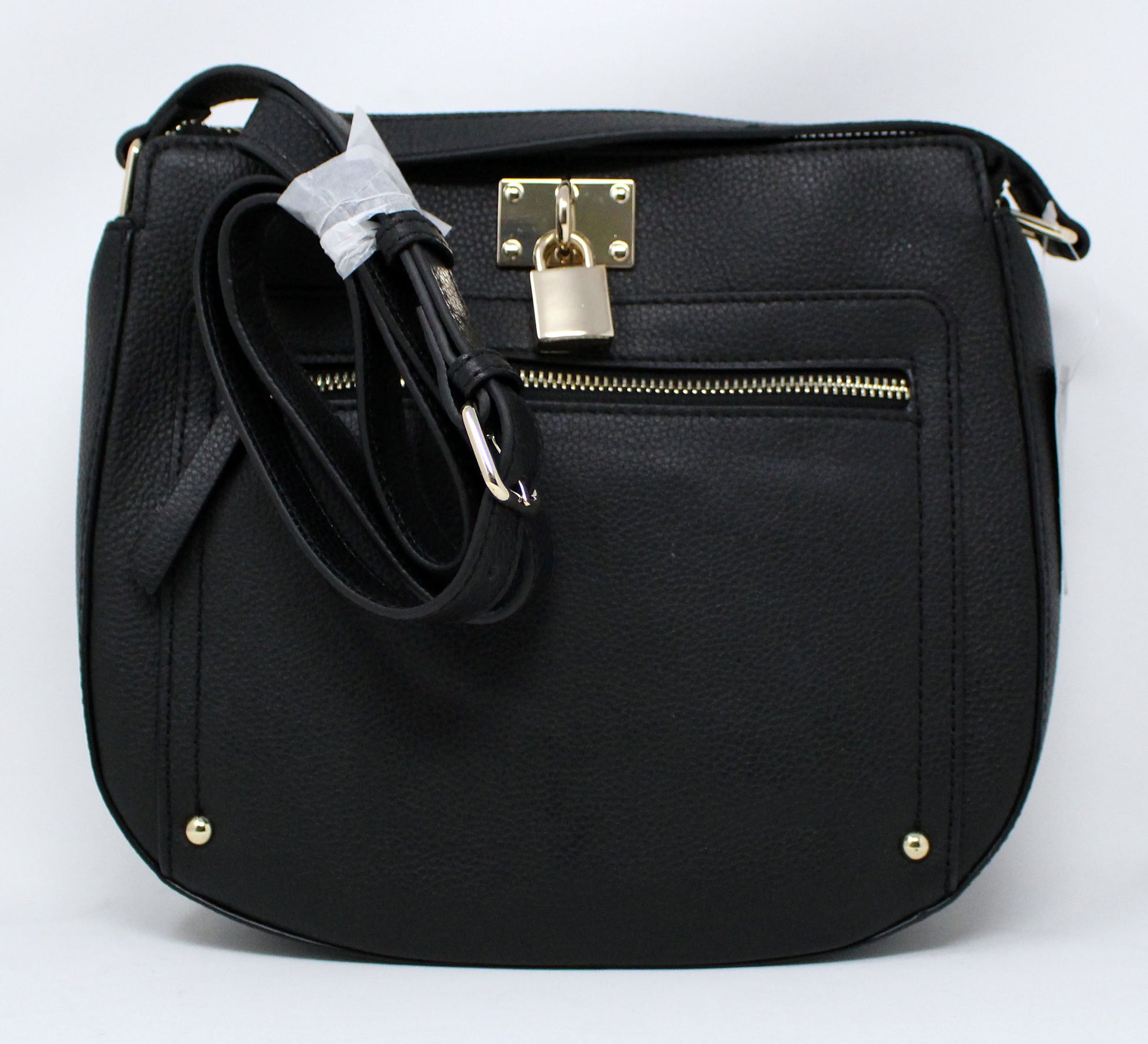 Hilary Radley Leather Maya Crossbody Black