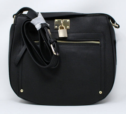 Hilary Radley Leather Maya Crossbody Black