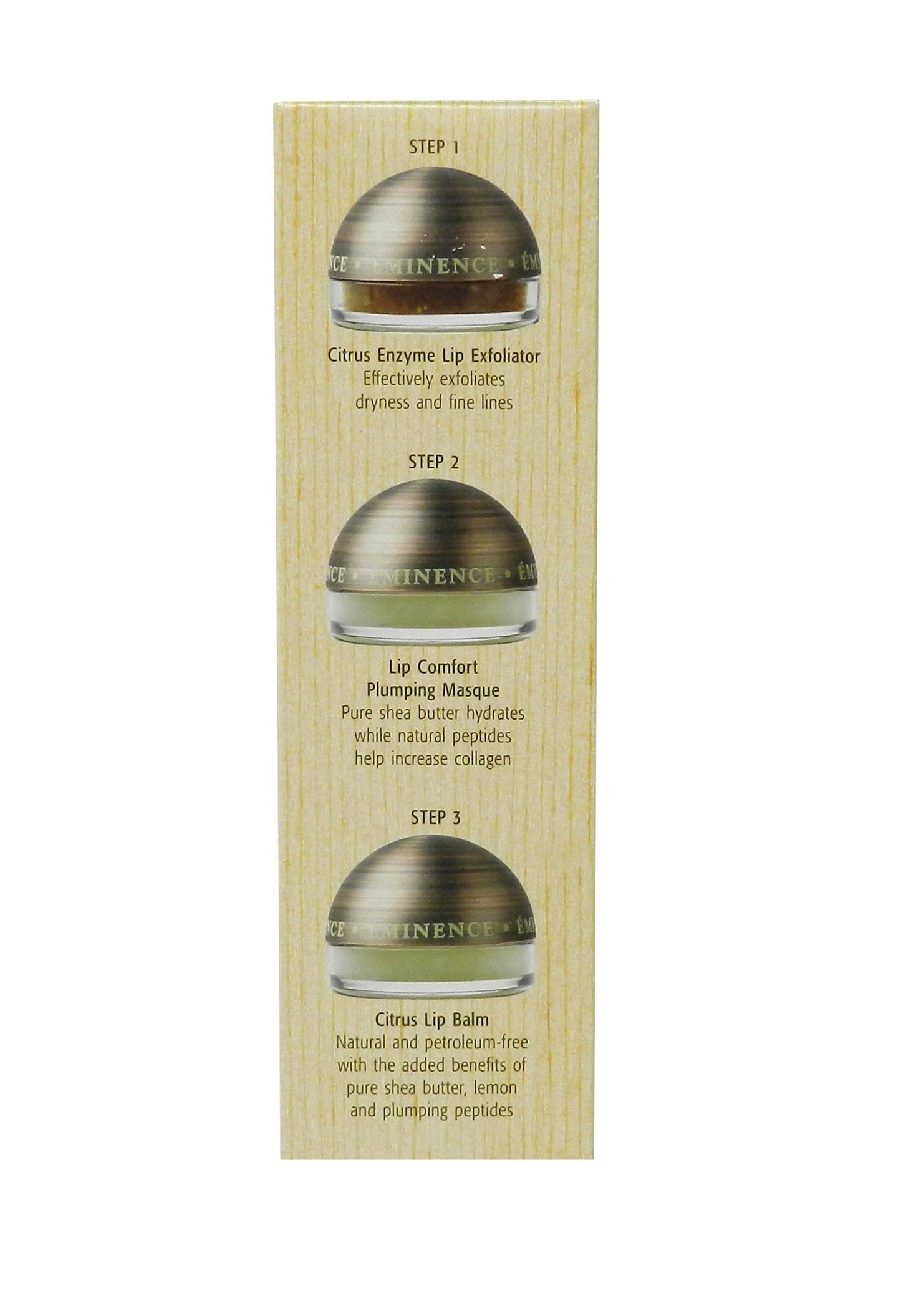 Eminence Lip Trio Kit For All Skin Types 0.27 Ounces