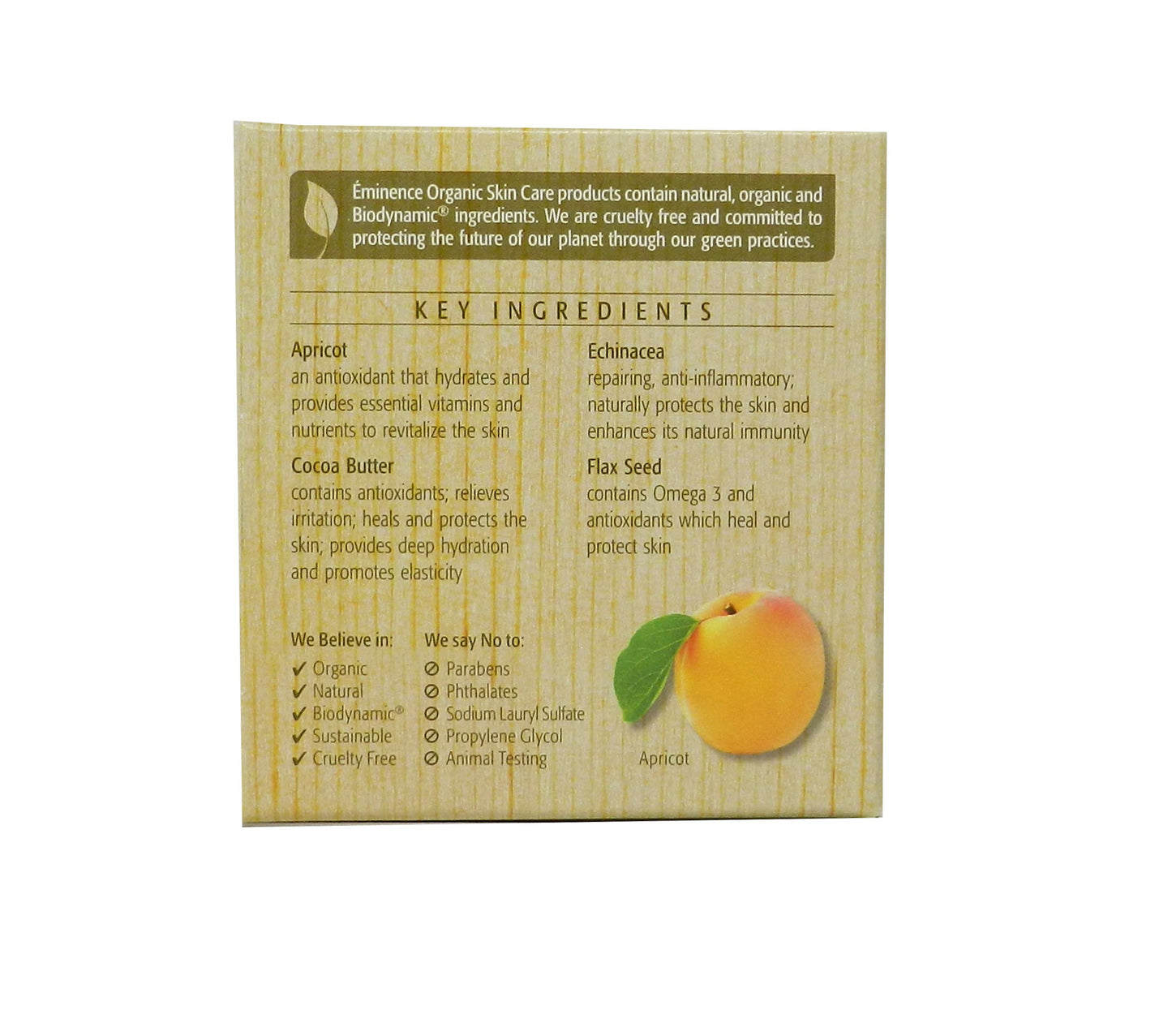 Eminence Apricot Calendula Nourishing Cream 1 Ounce