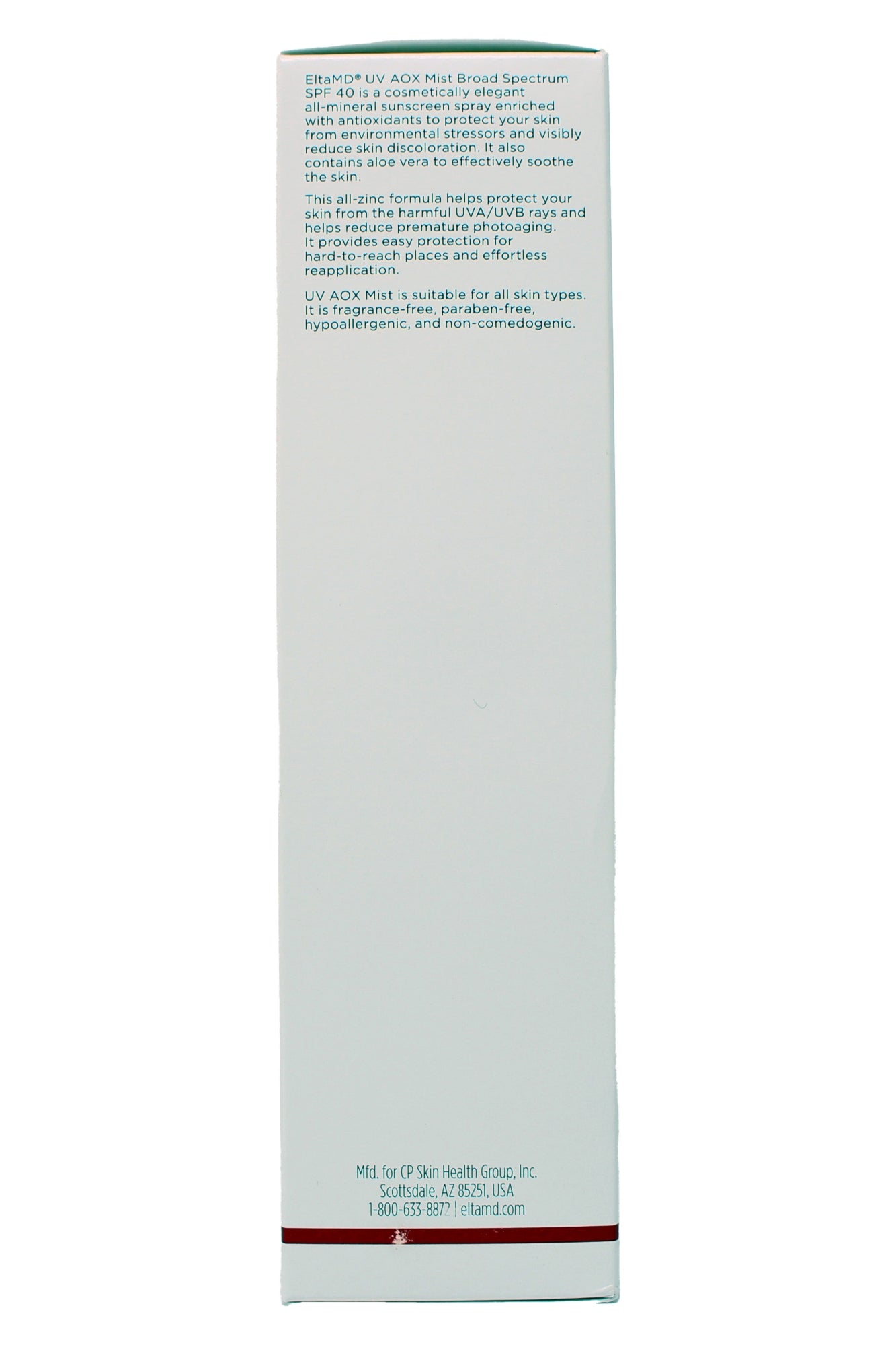 Elta MD Skincare UV AOX Mist SPF 40 Face and Body Sunscreen Mist 5 Ounce