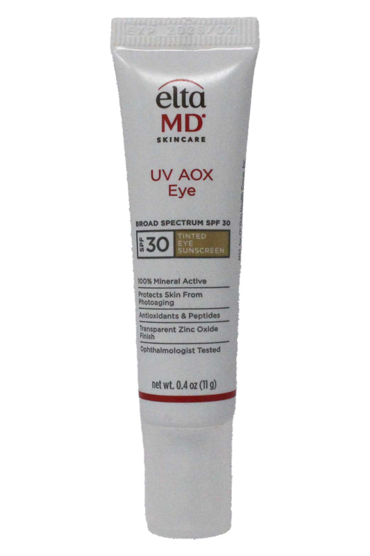 EltaMD UV AOX Tinted Eye Sunscreen SPF 30, 0.4 oz Tube