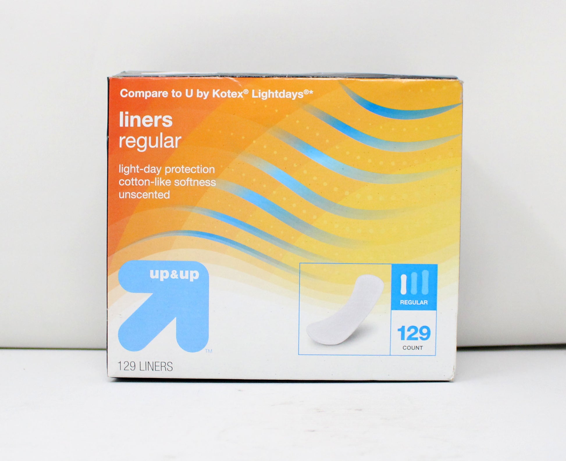 Up & Up Panty Liners Regular Light-Day Protection Unscented 129 Count