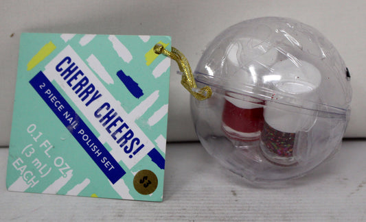 Cherry Cheer! 2 Piece Nail Polish Set .2 Ounce 2 Count