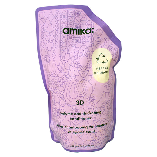 Amika 3D Volume & Thickening Conditioner Refill 16.9 Ounces