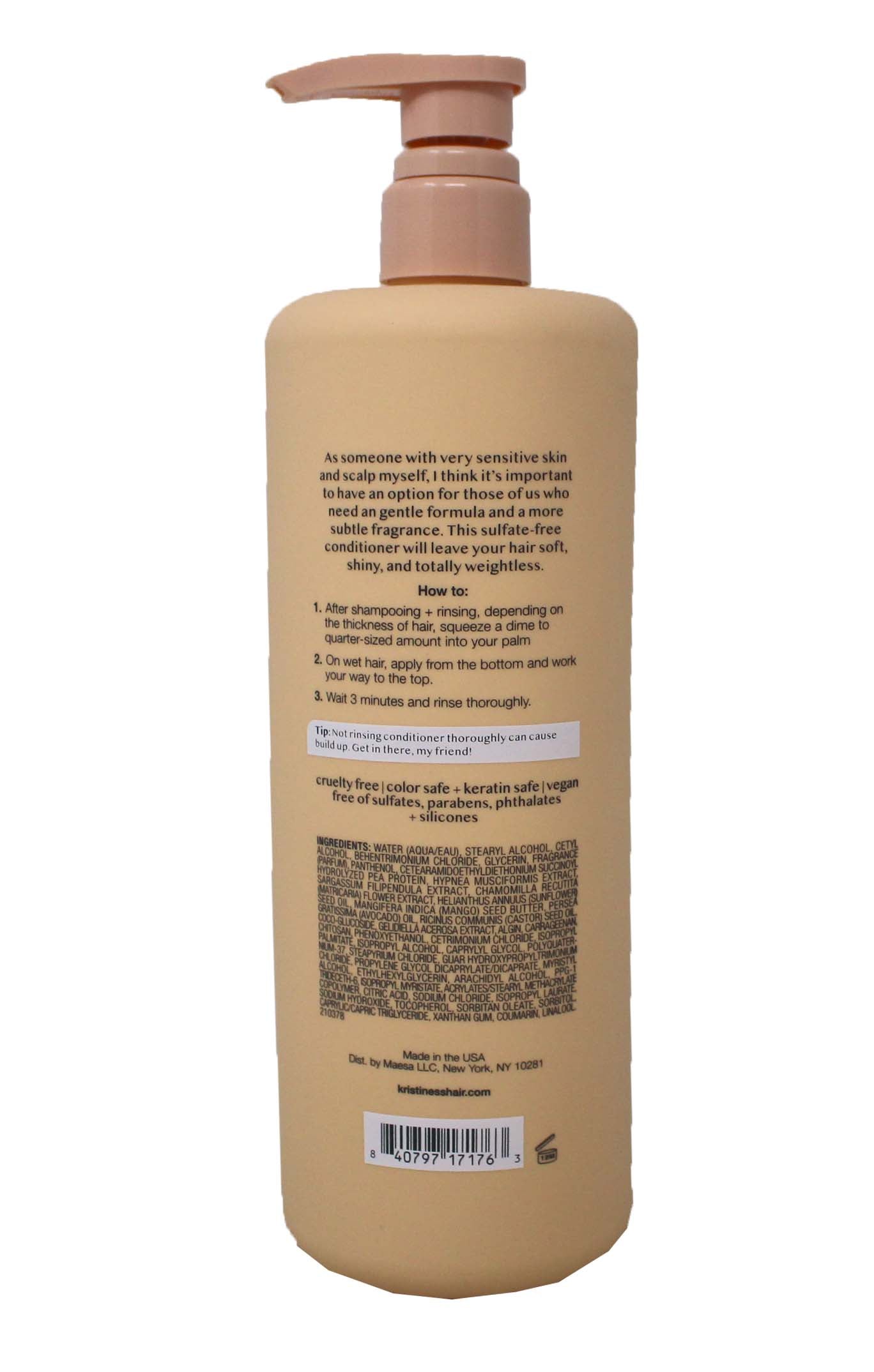 Kristin Ess Extra Gentle Conditioner 28 Ounce