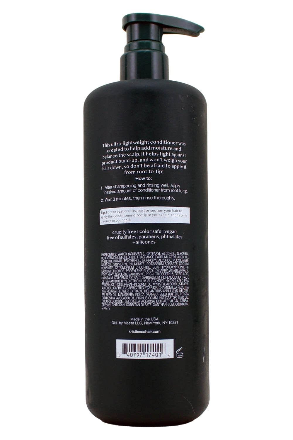 Kristin ESS Ultra Lightweight Scalp Soothing Conditioner Scalp Rebalncing Softening Detangling Oil Controlling 28 Fl Oun