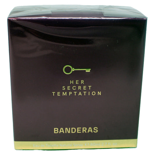 Antonio Banderas Her Secret Temptation Eau De Toilette 2.7 Fl Ounce