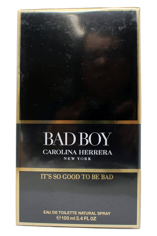 Carolina Herrera Bad Boy Eau De Toilette 3.4 Ounces