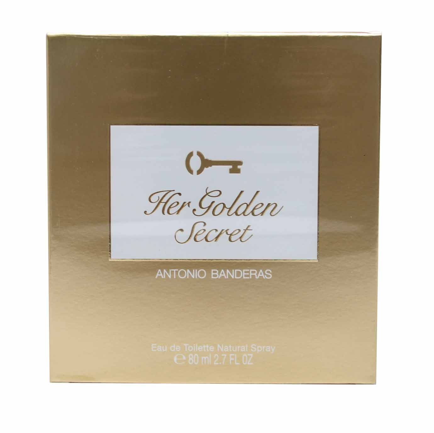 Antonio Banderas Her Golden Secret Eau De Toilette 2.7 Ounces