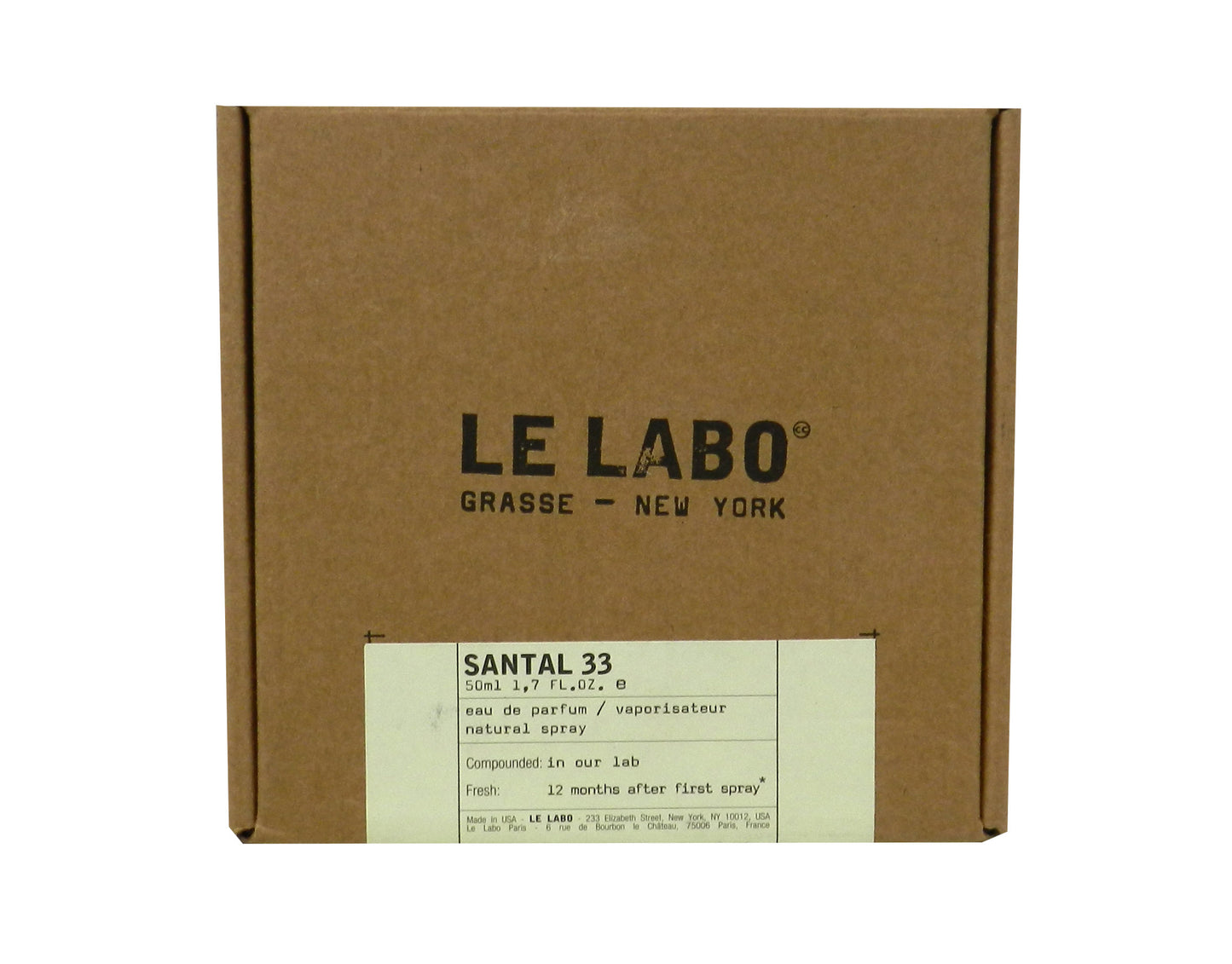 Le Labo Santal 33 Eau De Parfum 1.7 Ounces ( Packaging Distressed )