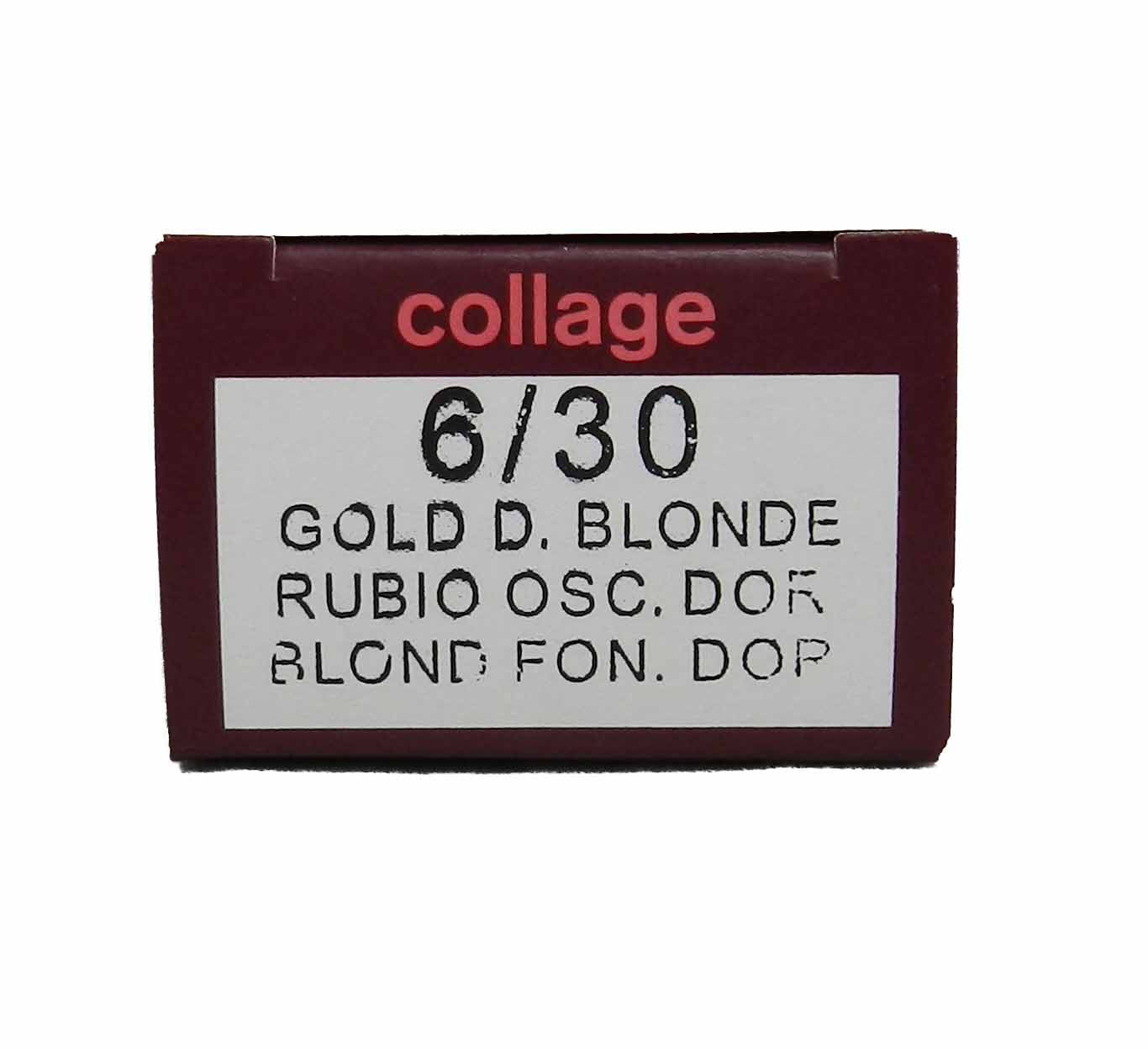 Lakme Collage Creme Hair Color 6/30 Gold Dark Blonde 2 Ounce