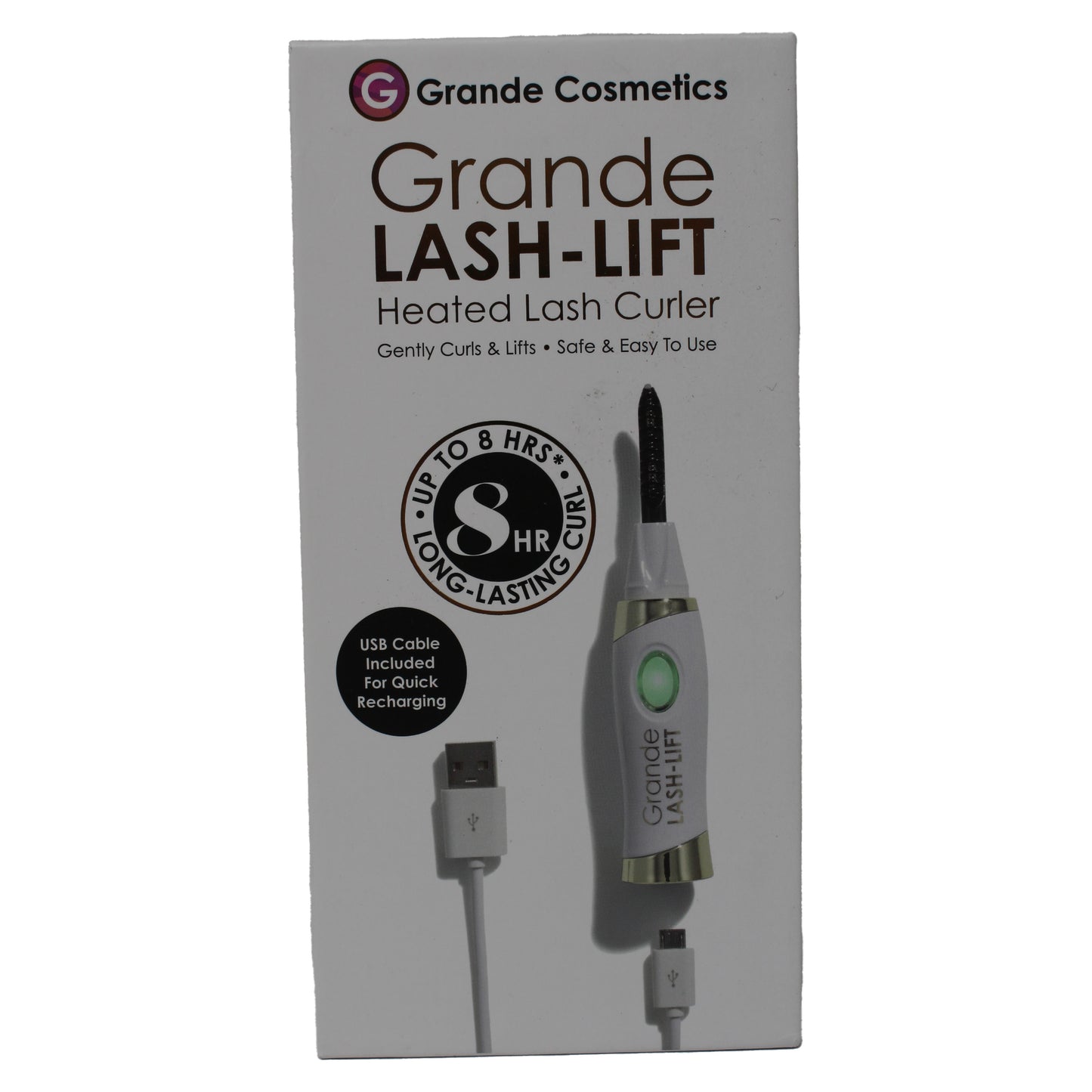 Grande Cosmetics Grande LASH-LIFT Heated Lash Curler (White)