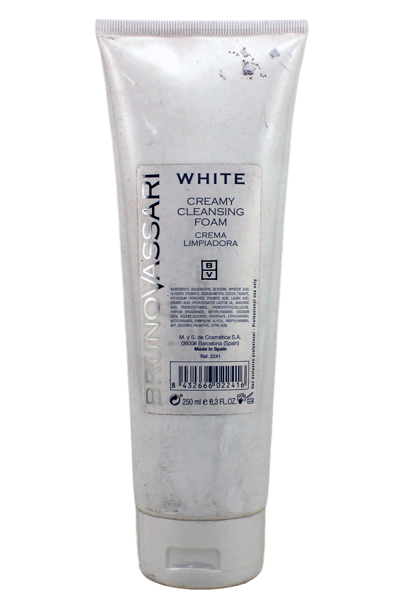 Bruno Vassari White Creamy Cleansing Foam 8.4 Ounces