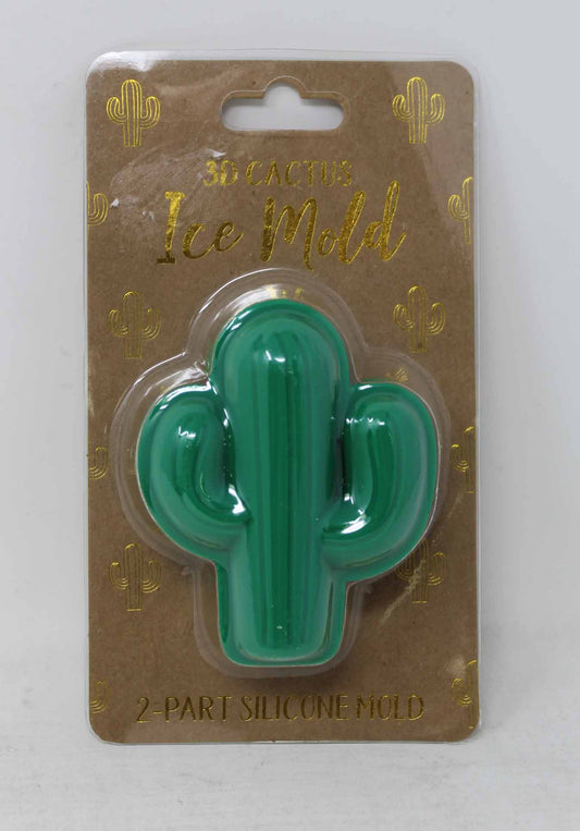 TMD Holdings 3D Silicone Cactus Ice Mold 1 Count