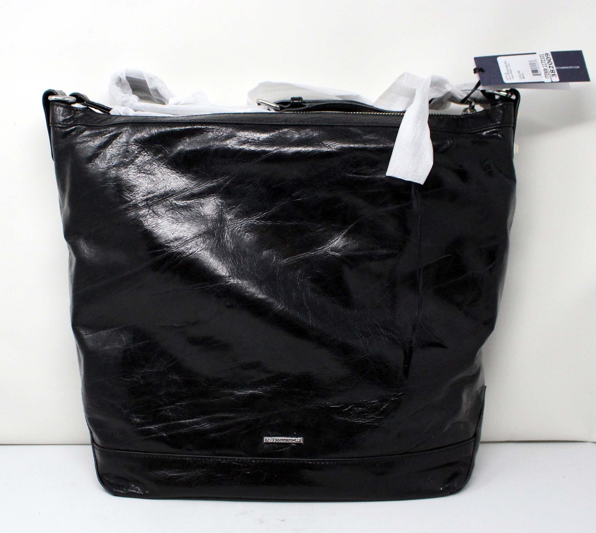 Rebecca Minkoff Large Regan Hobo Leather Handbag Black