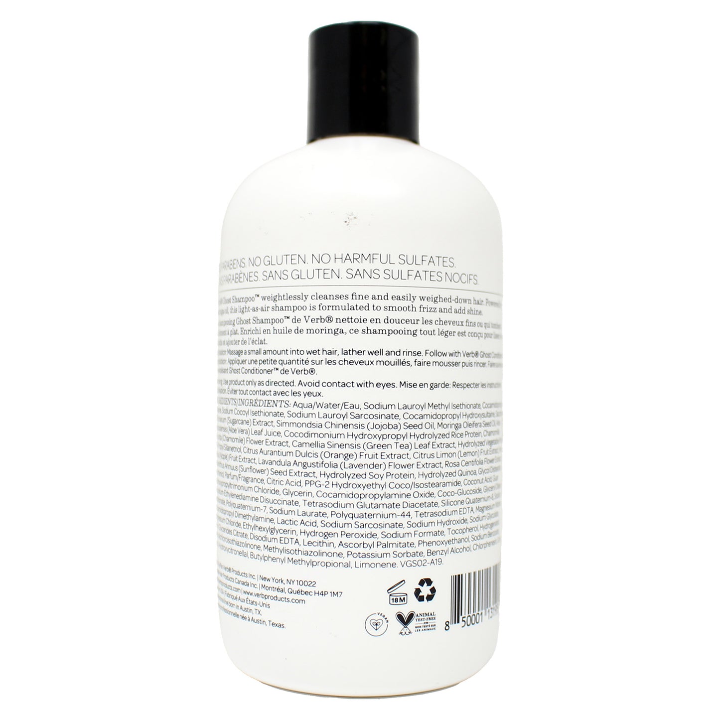 Verb Ghost Shampoo Clease Weightless Hydration Fl Ounce 12