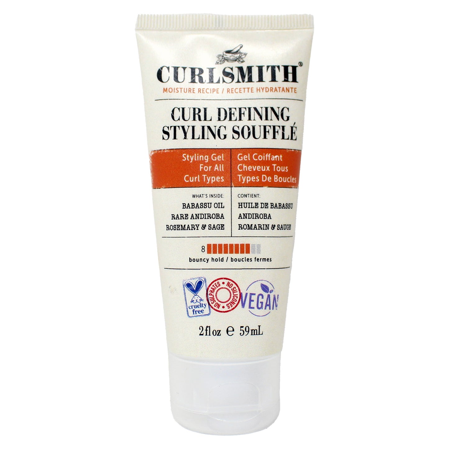 Curlsmith Curl Defining Styling Souffle Styling Gel 8 Bouncy Hold 2 Fl Ounce