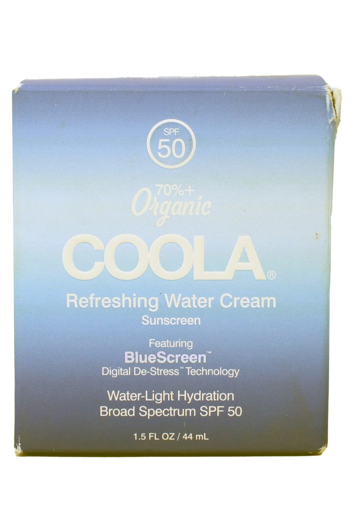 Coola Organic Refreshing Water Cream SPF 50, 1.5 Ounces