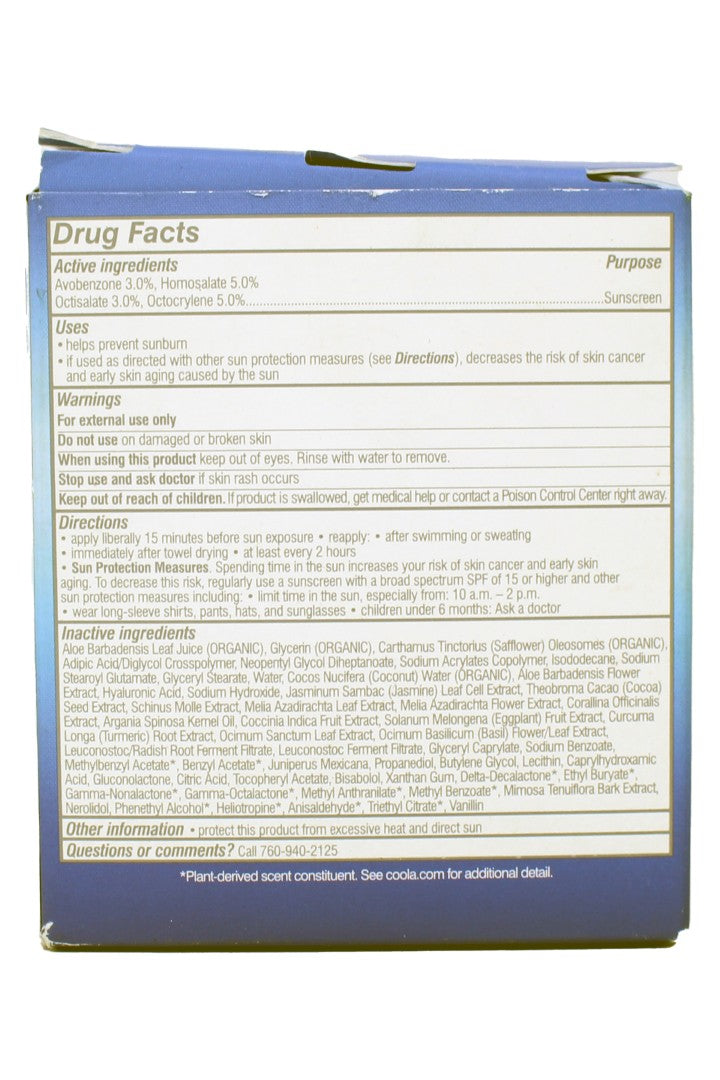 Coola Organic Refreshing Water Cream SPF 50, 1.5 Ounces