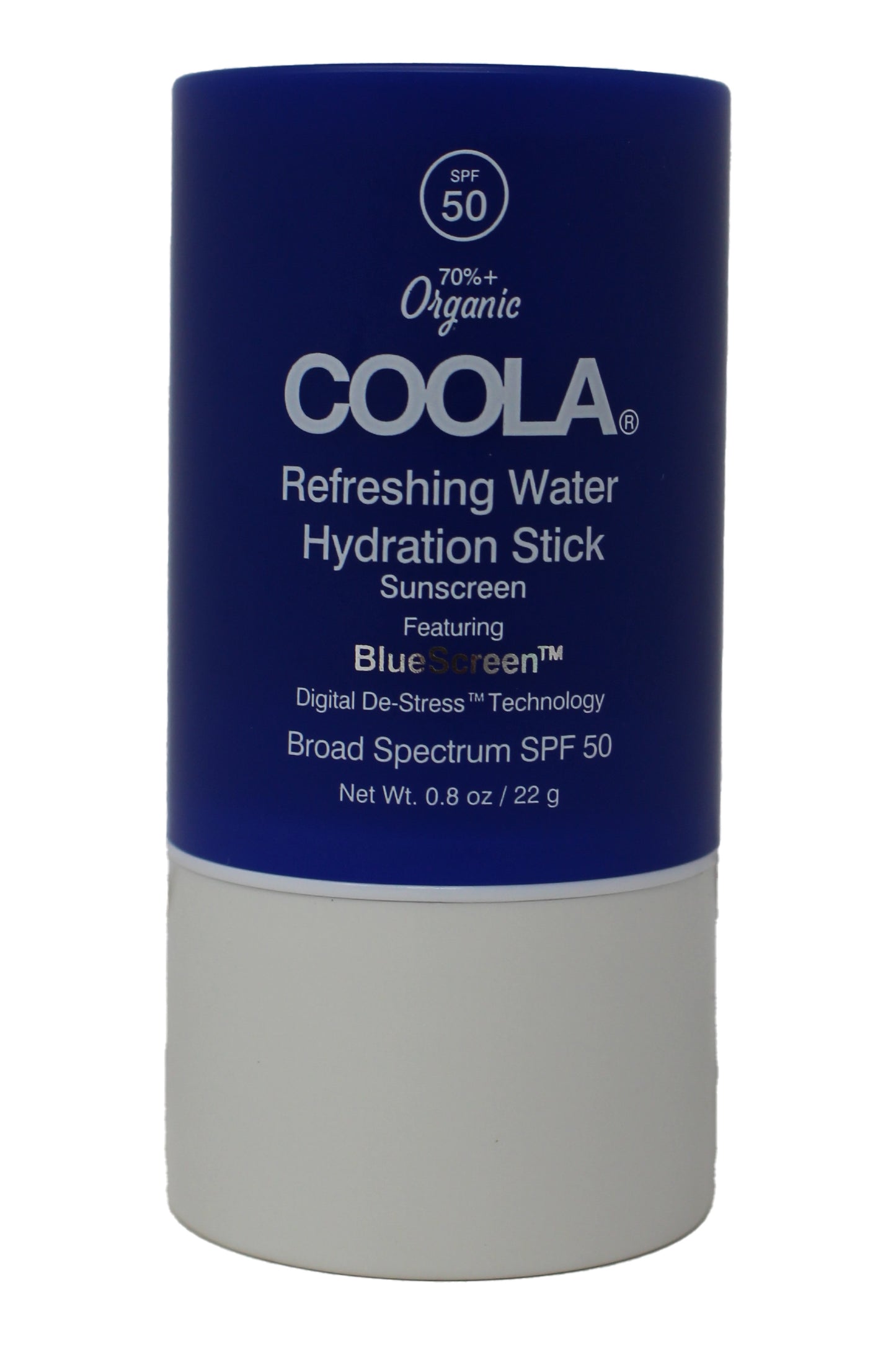 COOLA Organic Refreshing Water Hydration SPF 50 Sunscreen Stick 0.8 Ounces