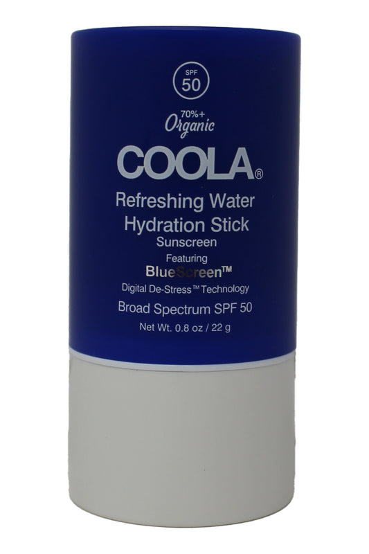 COOLA Organic Refreshing Water Hydration SPF 50 Sunscreen Stick 0.8 Ounces