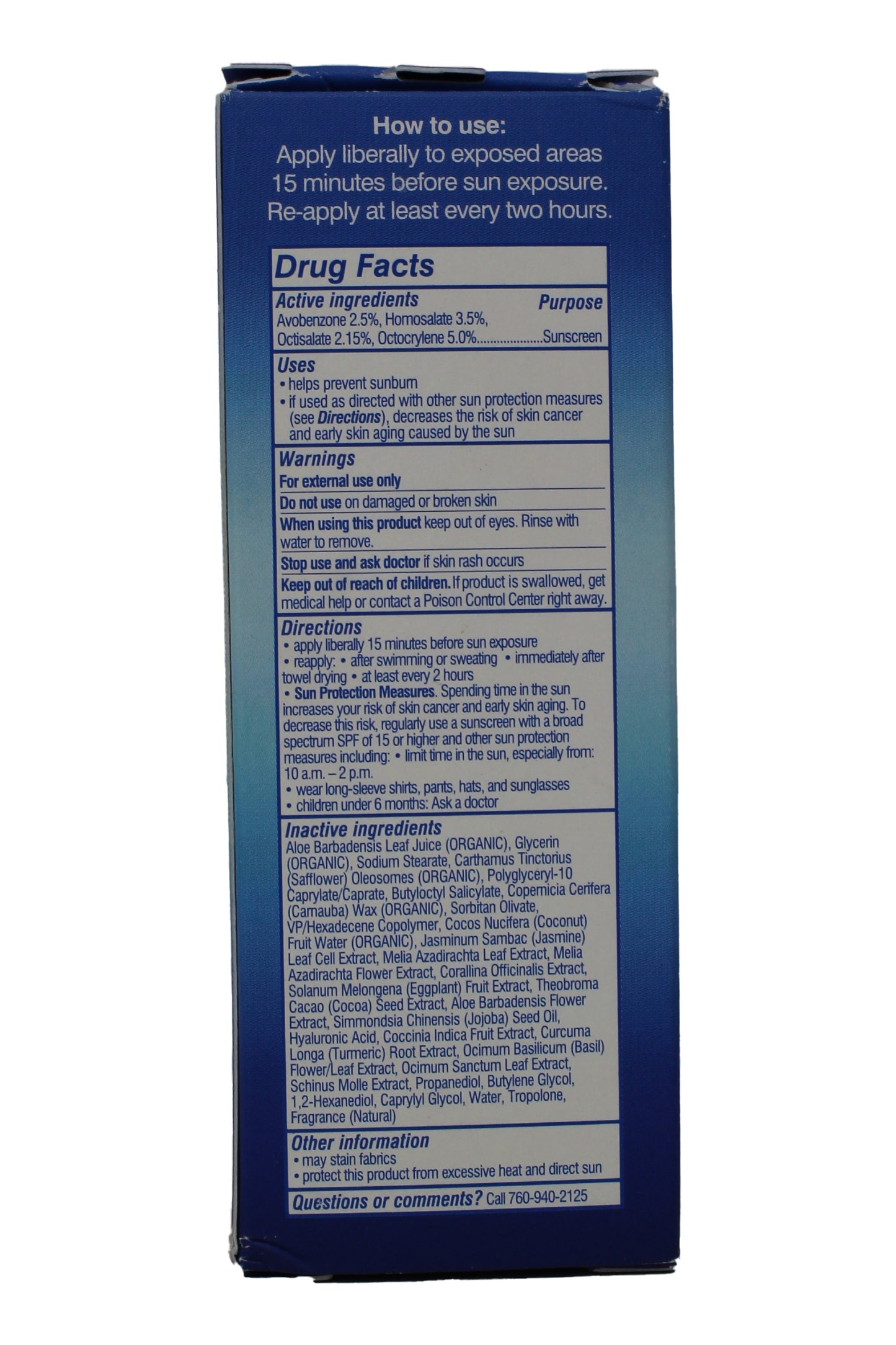 COOLA Organic Refreshing Water Hydration SPF 50 Sunscreen Stick 0.8 Ounces