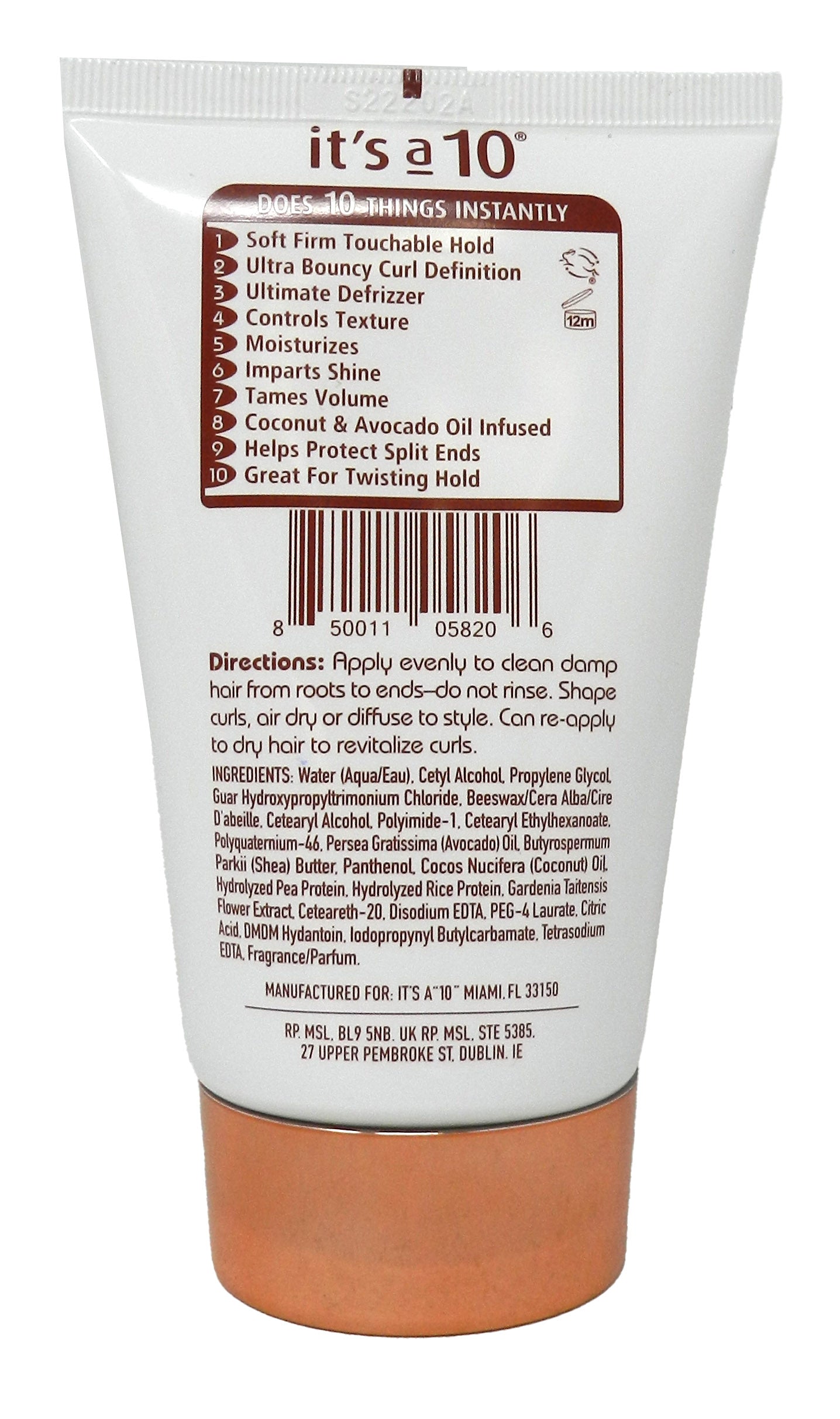 It's A 10 Coily Miracle Curl Cream 4 Ounces