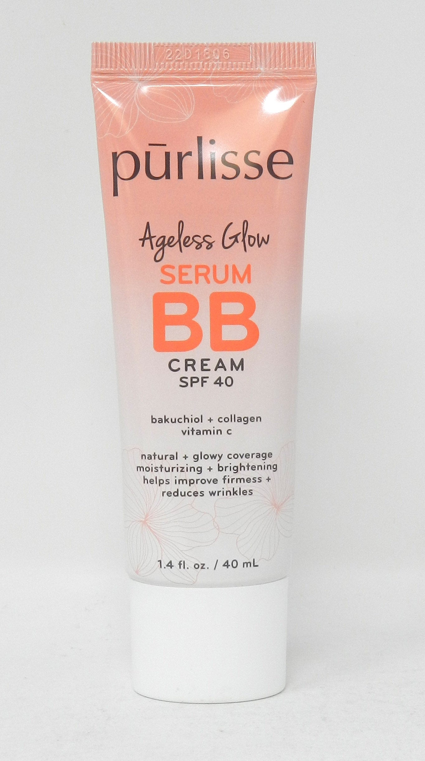 Purlisse Ageless Glow Serum BB Cream SPF 40 Light Medium 1.4 Ounces